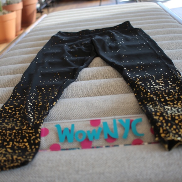 High Quality Printed GLITTER Pants Yoga Sports - Picture 7 of 9